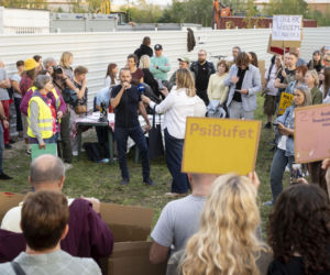 Protest w Piasecznie przeciwko Data Center