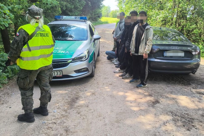 Afgańczycy, Somalijczycy i Marokańczyk zatrzymani przy granicy