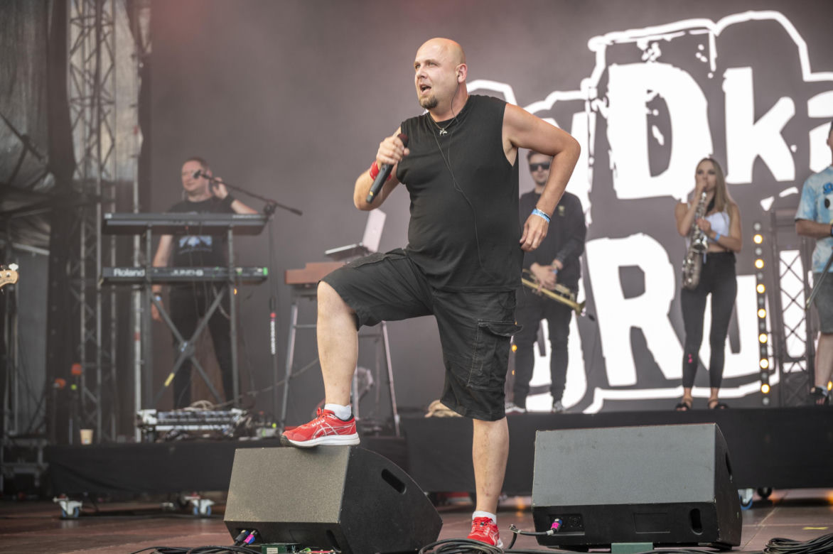Łydka Grubasa na scenie Sosnowiec Fun Festival