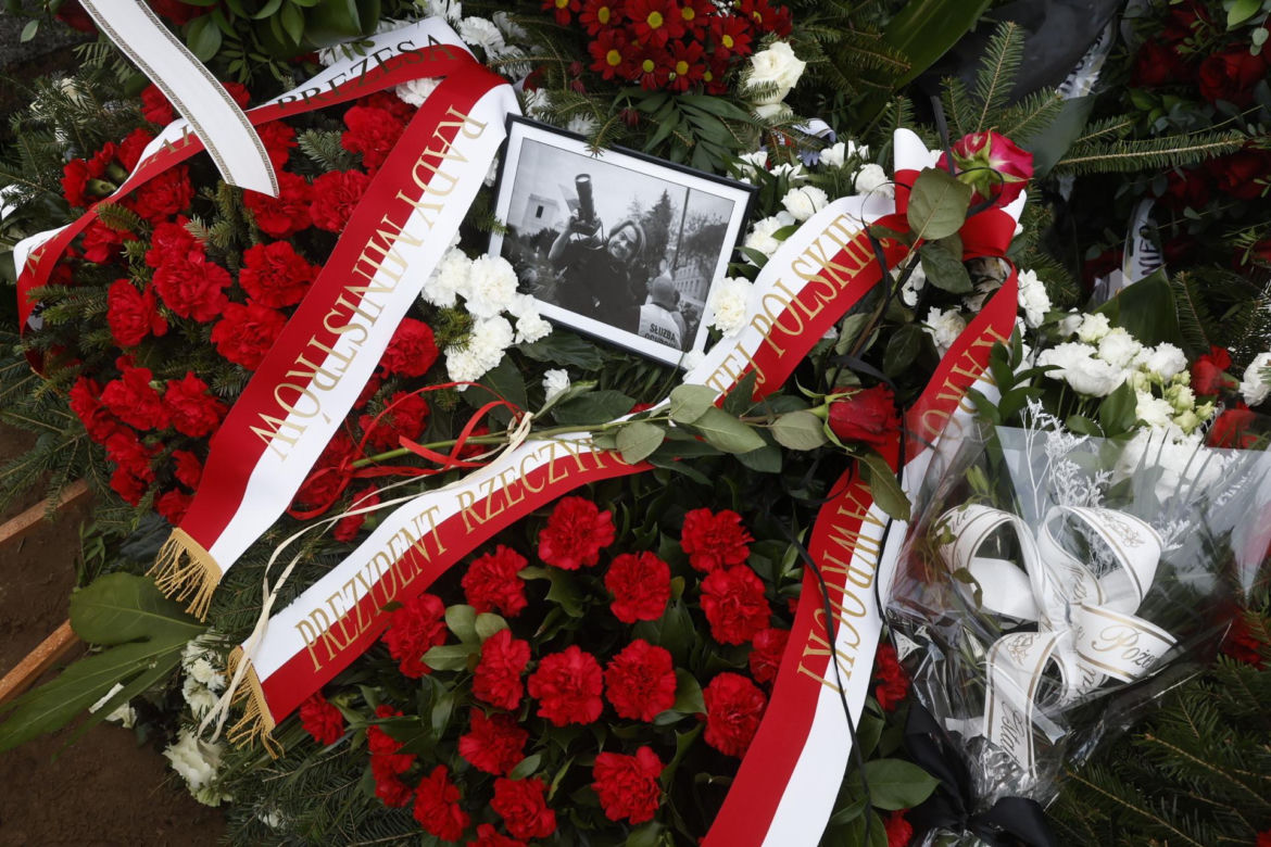Pogrzeb fotoreportera Adama Chełstowskiego