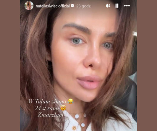 Natalia Siwiec drży z zimna w Meksyku! 24 stopnie to dla niej koszmar