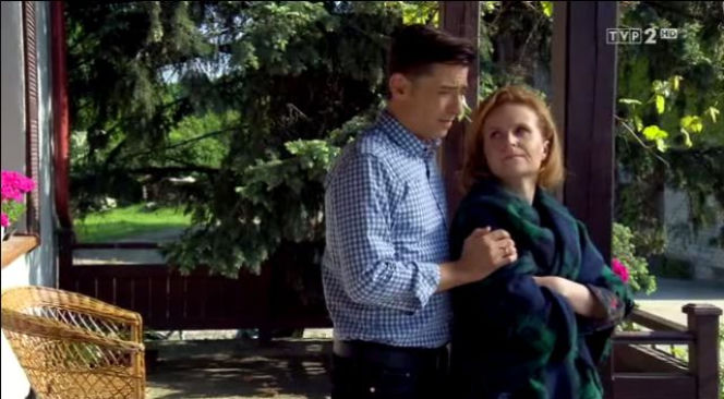 M jak miłość odc. 1241. Marek (Kacper Kuszewski), Ewa (Dominika Kluźniak)