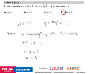 Matura 2021, matematyka poziom podstawowy. Odpowiedzi eksperta
