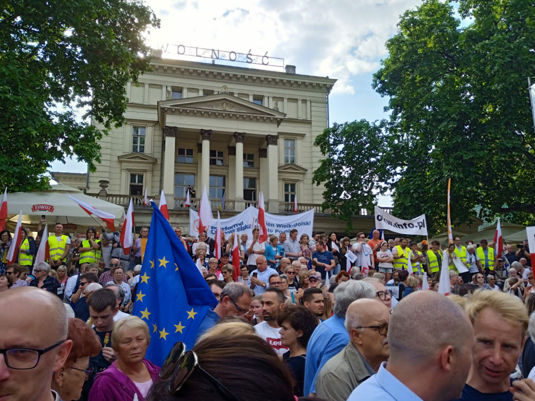 Wiec Donalda Tuska w Poznaniu