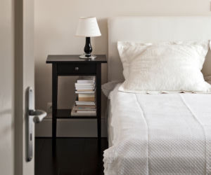 Białe aranżacje - sypialnia