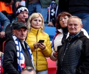 Zdjęcia kibiców i zawodników z derbów Górnego Śląska
