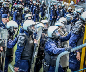 Tak policjanci przygotowują się do starć z pseudokibicami