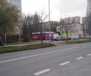 Ulica Szafera w przeddzień rozpoczęcia przebudowy