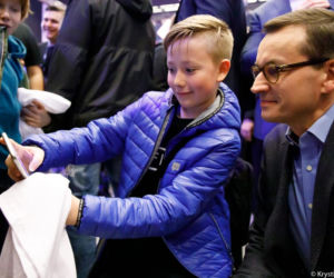 Premier Morawiecki na targach w Katowicach