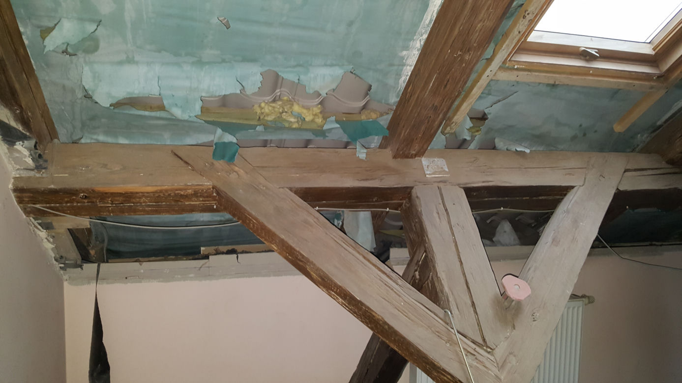 Remont poddasza Małej Galerii