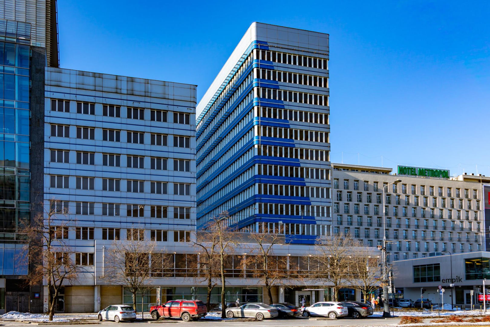 Biurowiec PKO na rogu Marszałkowskiej i Nowogrodzkiej w Warszawie