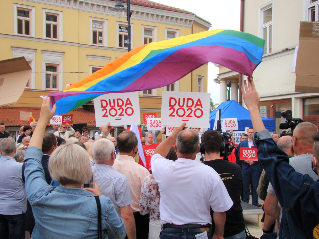 LGBT to nie ideologia - protest podczas wizyty Beaty Szydło