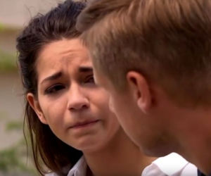 M jak miłość. Kalina (Karolina Sawka) i Paweł (Rafał Mroczek)