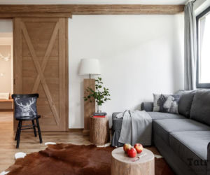 Wnętrze apartamentu w górach