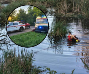Dramatyczna akcja w Zabrzu. Senior został uwięziony w mule