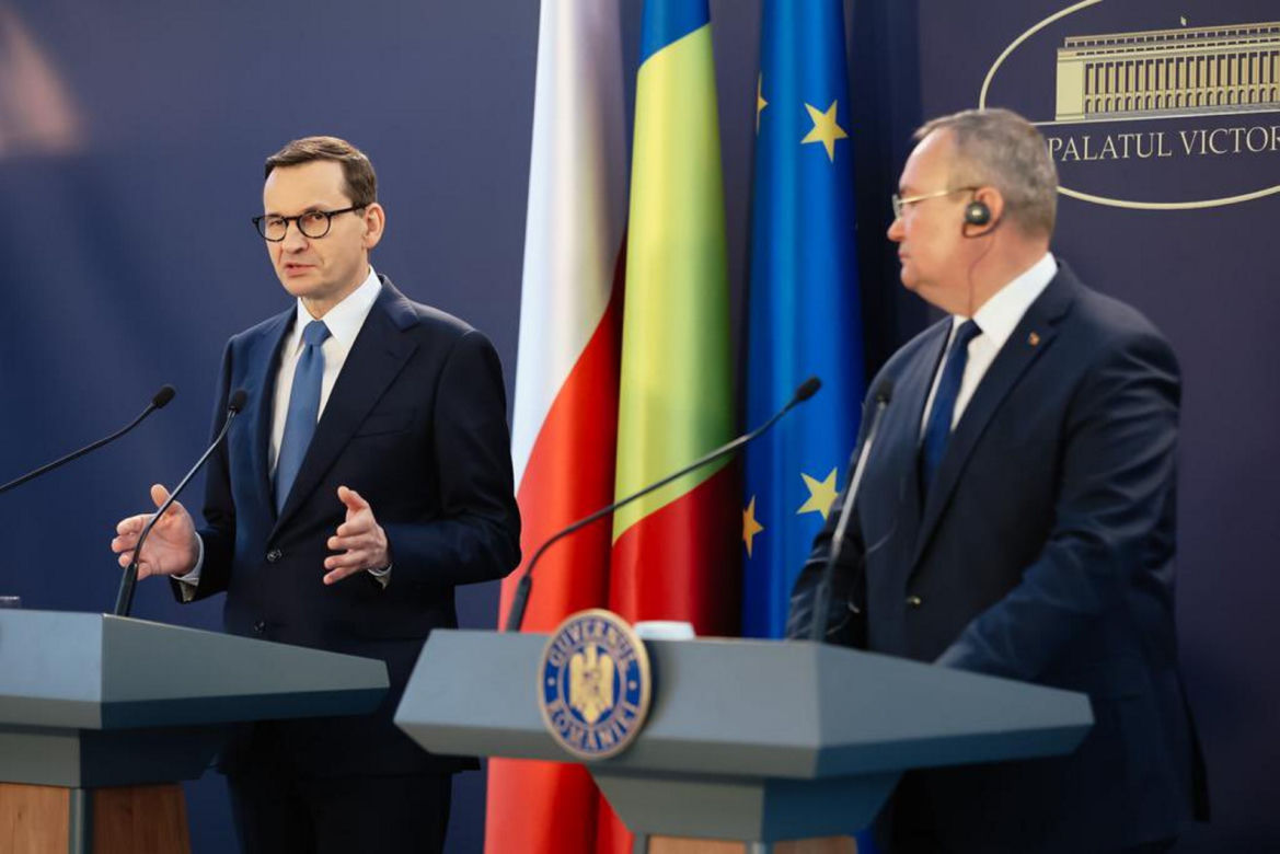 Premier Mateusz Morawiecki w Bukareszcie 