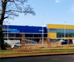 Budowa sklepu IKEA w Szczecinie - grudzień 2020