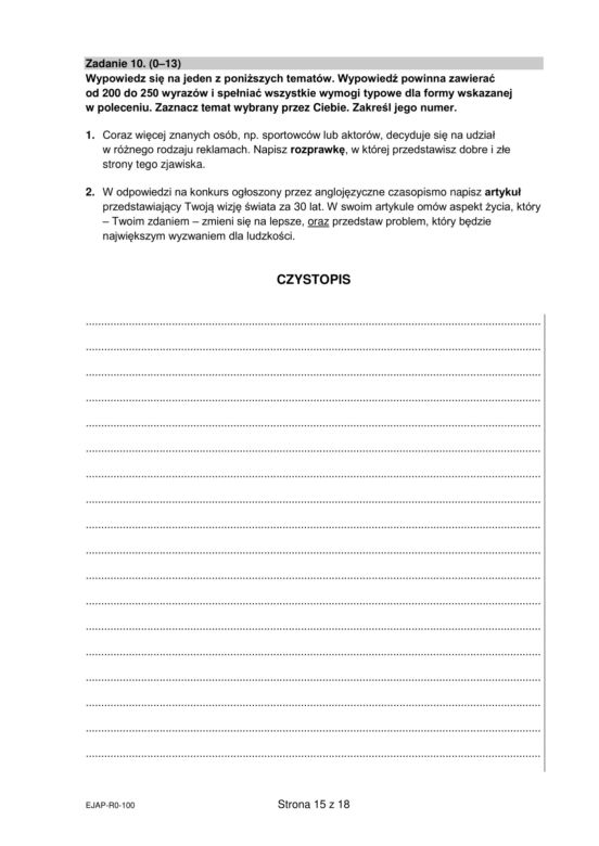 Matura 2023: angielski rozszerzony. Arkusze CKE i odpowiedzi [Formuła 2015]