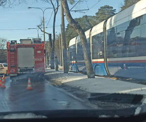Bydgoszcz. Wypadek na ul. Nakielskiej. Tramwaj potrącił mężczyznę