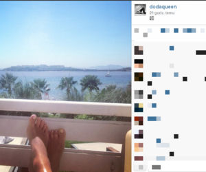 Doda instagram, kieliszek