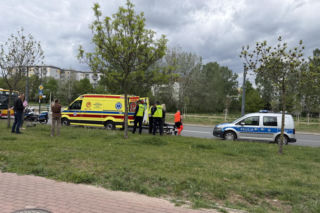 Auto wjechało w 10-latka na hulajnodze. Chłopiec w szpitalu