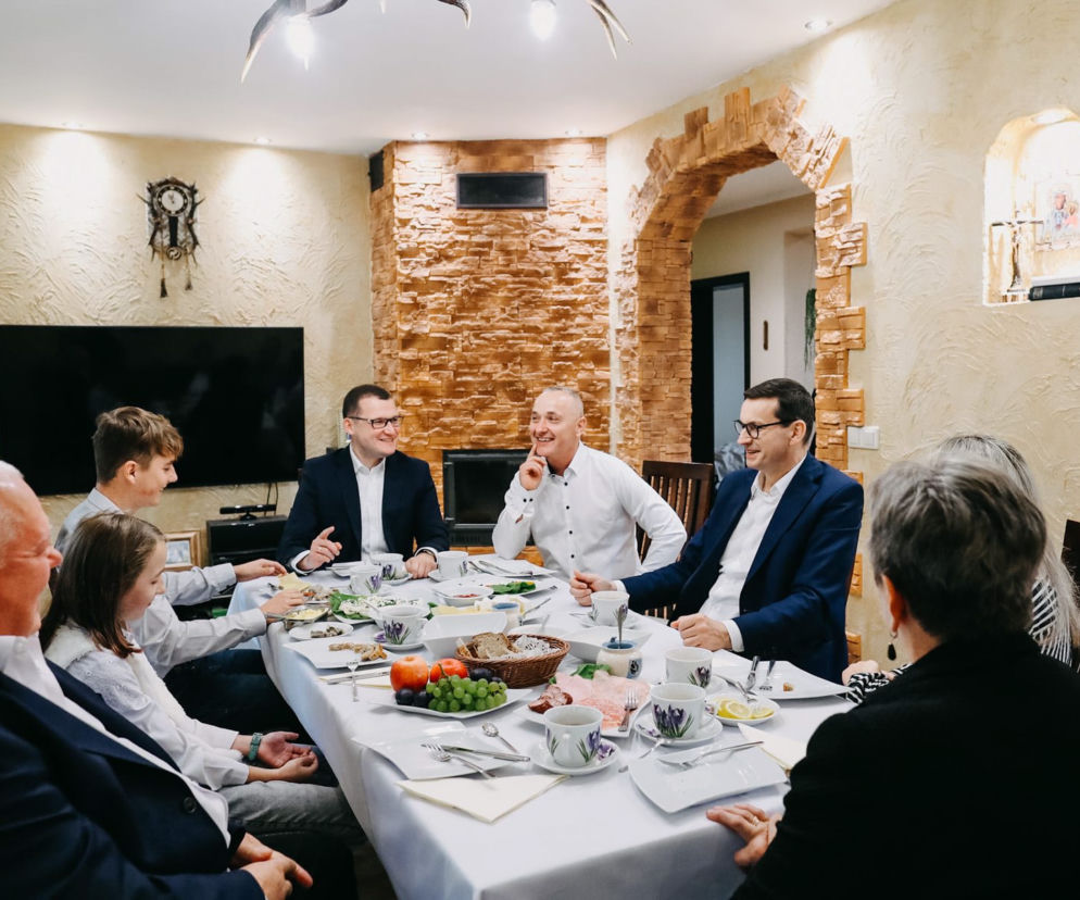 Mateusz Morawiecki na wsi