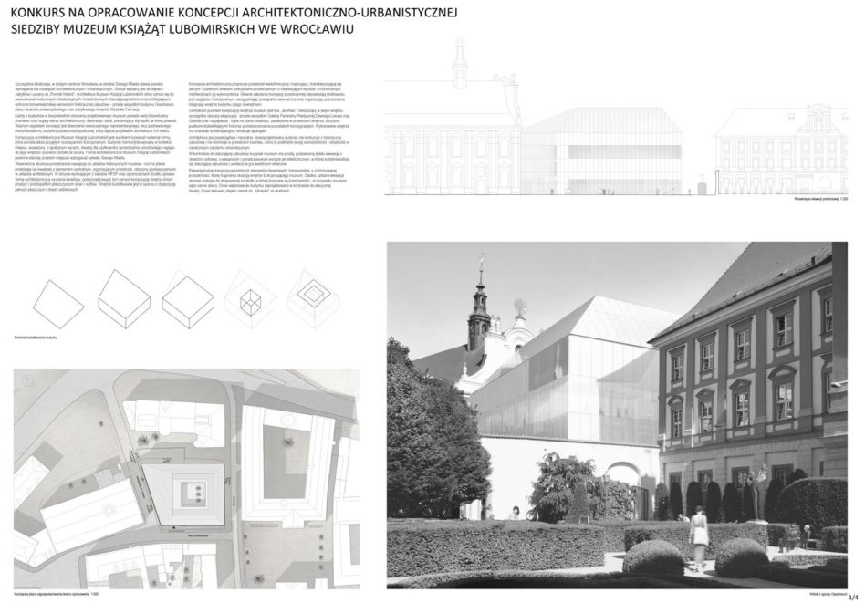 Wyniki konkursu na projekt Muzeum Książąt Lubomirskich we Wrocławiu