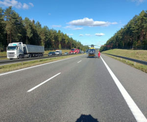 Śmiertelny wypadek na S7 w Świętokrzyskiem