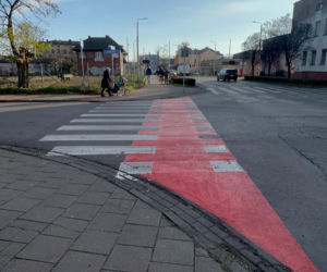 Przejścia pieszo-rowerowe na Zatorzu