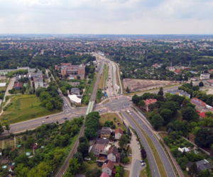 Budowa węzła Łękno - lipiec 2021