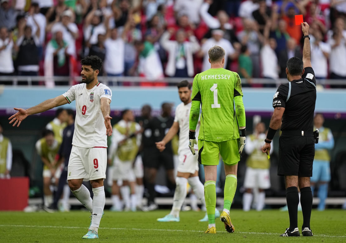 Walia - Iran: Pierwsza czerwona kartka mundialu
