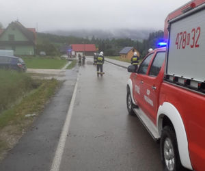 Węglówka. Górski potok porwał drogę! Ogromna skala zniszczeń