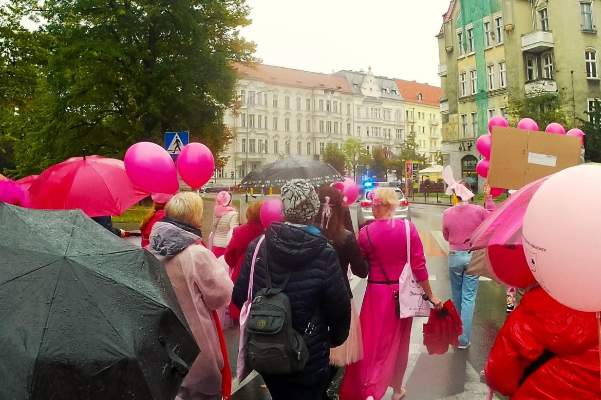 Marsz Różowej Wstążki w Szczecinie