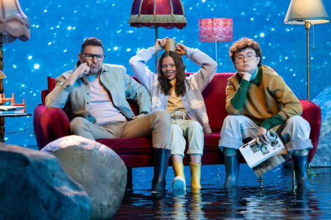 Rodzinka.pl 18 sezon wiosenny spot TVP 2026. Ludwik (Tomasz Karolak), Maja (Emma Pokromska), Kacper (Mateusz Pawłowski)