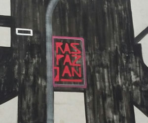 Mural na ścianie GK