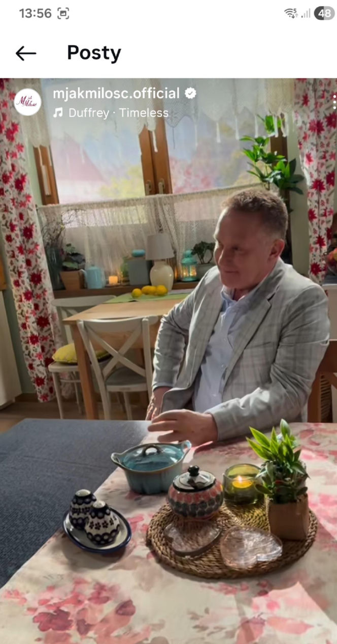 M jak miłość na planie nowy sezon po wakacjach. Artur Rogowski (Robert Moskwa)