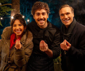 Walentynki z M jak miłość odcinek specjalny. Aneta (Ilona Janyst), Olek (Maurycy Popiel), kucharz Matteo Brunetti