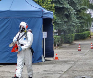 Koronawirus. W Nowym Sączu działa punkt poboru wymazów. Ruszyły badania przesiewowe
