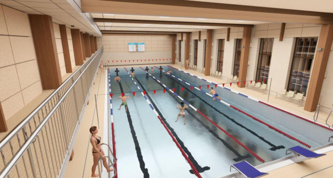 Basen przy Zajączka - koncepcja