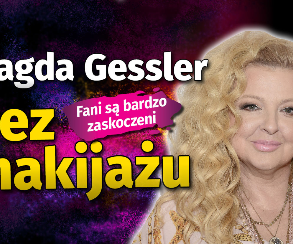Magda Gessler bez makijażu