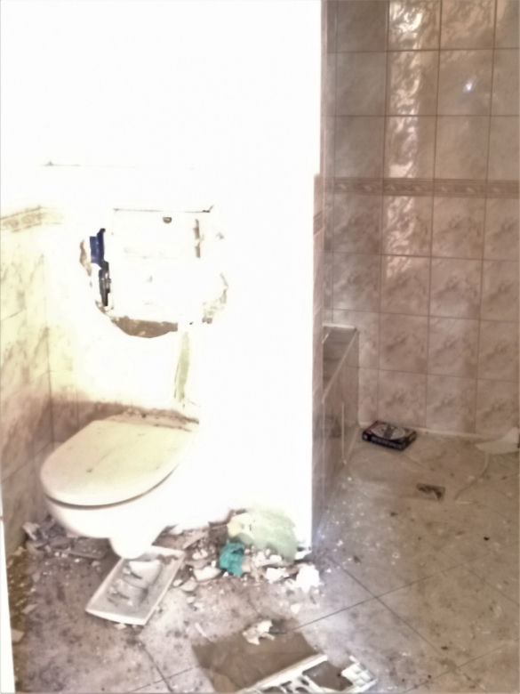 Wysiedlone domy na Krzekowie. W ich miejscu powstanie nowa ulica