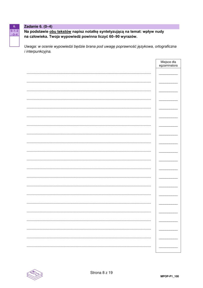 Próbna matura 2026: polski. Arkusze CKE, pytania i odpowiedzi z języka polskiego [4.03.2026]