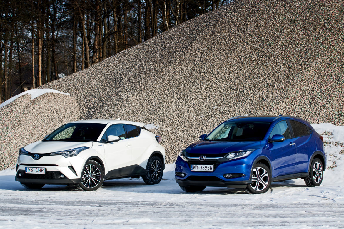 Toyota C-HR 1.8 Hybrid vs. Honda HR-V 1.5 i-VTEC