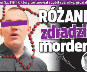Różaniec zdradził mordercę