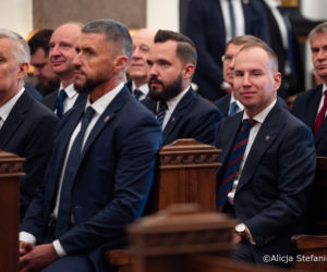Karol i Marta Nawroccy na obchodach Święta Wojska Polskiego