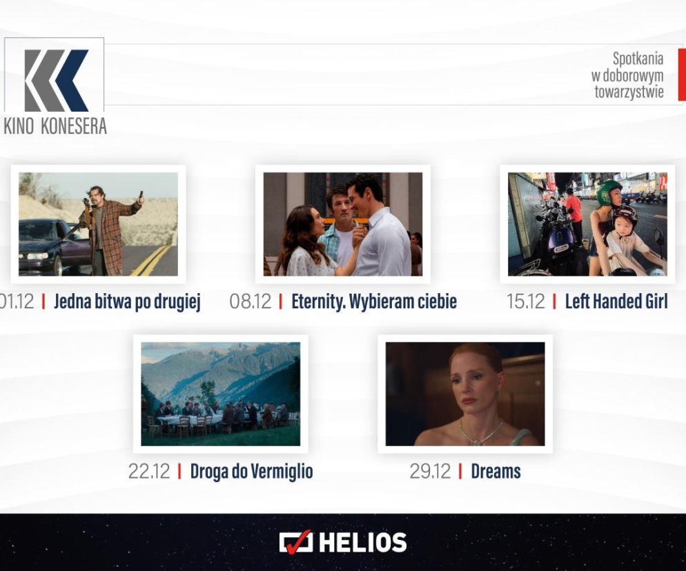 Filmy prezentowane w ramach „Kina Konesera”