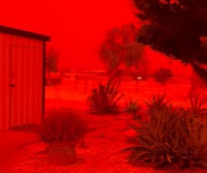 Czerwone niebo nad Australią