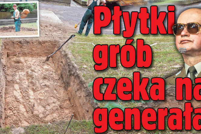 Płytki grób czeka na generała