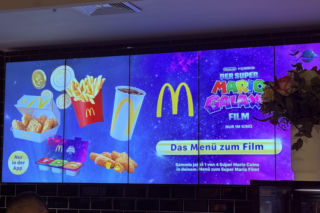 Zestaw Super Mario McDonald's w Niemczech