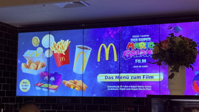 Zestaw Super Mario McDonald's w Niemczech
